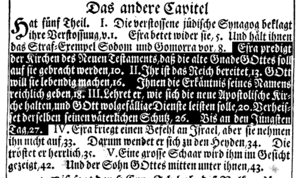 Neuapostolische Kirche - Mythos 4. Buch Esra